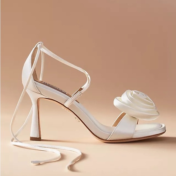 Badgley Mischka Janelle Ankle Tie Sandals - Picture 4 of 14